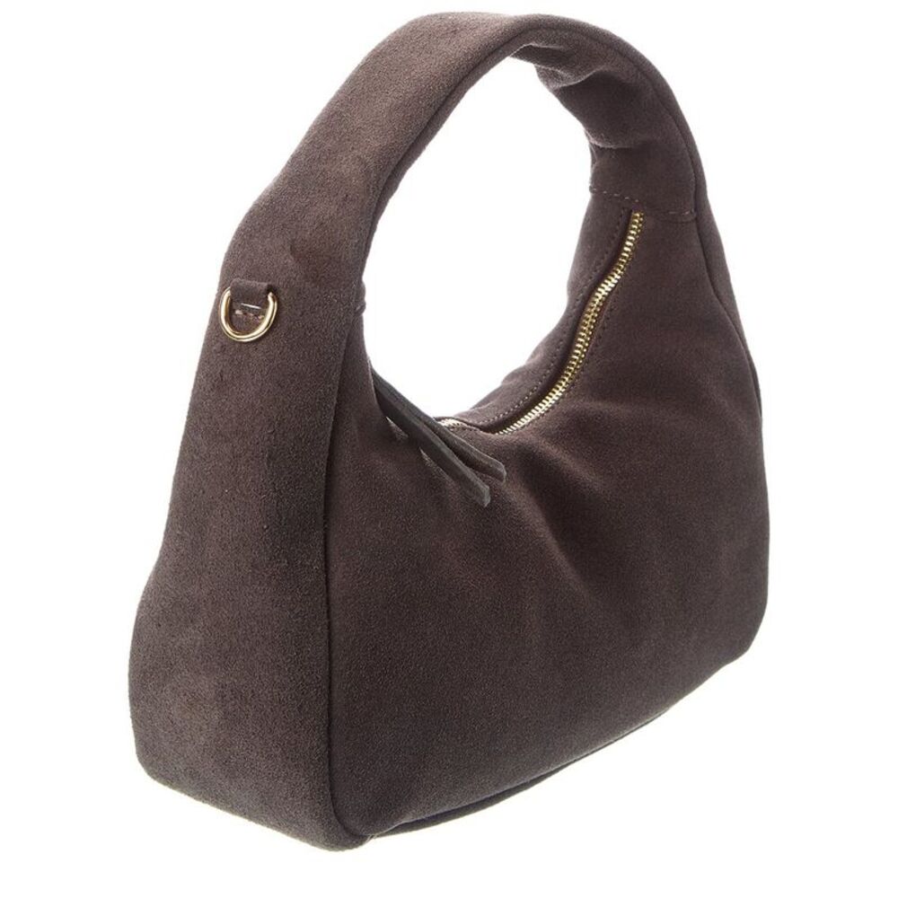 Persaman New York Suede Shoulder Bag, Brown - Picture 3 of 4